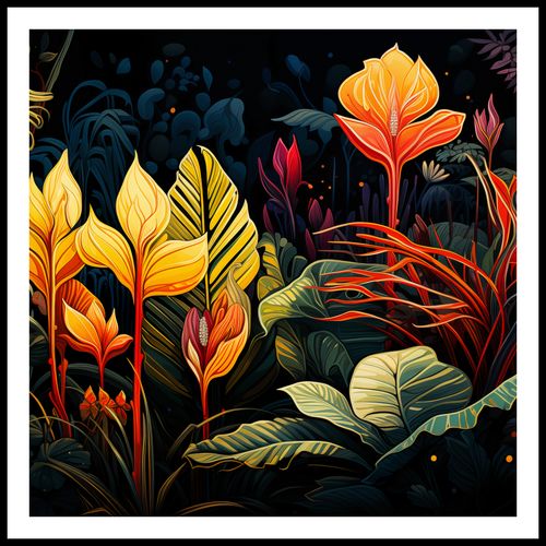 Plakat 100x100cm Tropikalna Symfonia na Arena.pl