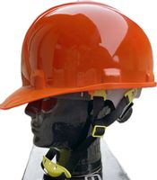 Kask Roboczy Z Paskiem Podbródkowym Helmet Erik Kask Ochronny orange