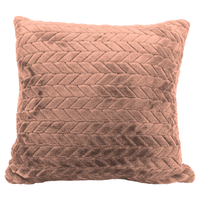 Poszewka dekoracyjna Fuero 40x40 ciemny beż tłoczony wzór