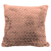 Poszewka dekoracyjna Fuero 40x40 ciemny beż tłoczony wzór