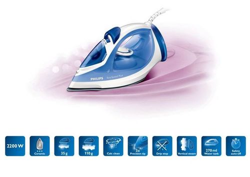 Żelazko Philips EasySpeed GC2046/20 Niebieska na Arena.pl