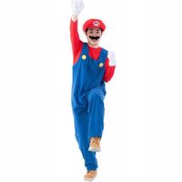 STRÓJ SUPER MARIO BROS NINTENDO KOSTIUM PRZEBRANIE KARNAWAŁ HALLOWEEN XXL