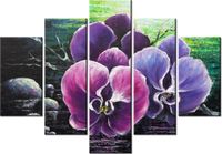 105CM 150CM OBRAZ 5 ELEM STORCZYK STAWEM DRUK