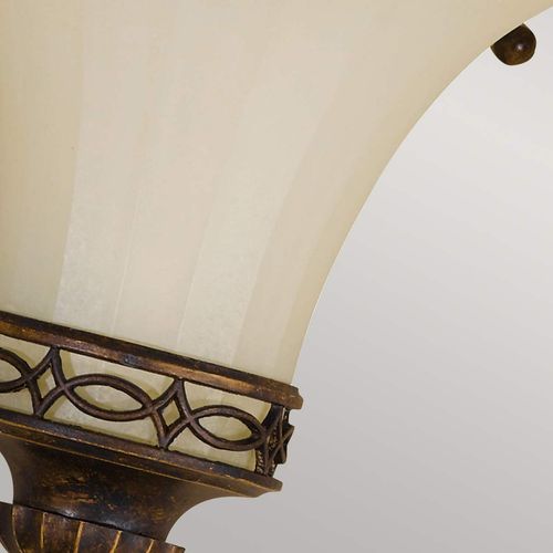 Lampa ścienna FE-DRAWING-ROOM-WU2 do przedpokoju brązowa na Arena.pl