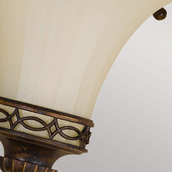 Lampa ścienna FE-DRAWING-ROOM-WU2 do przedpokoju brązowa zdjęcie 2
