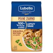 Lubella Pełne Ziarno Makaron gniazda wstęgi 400 g