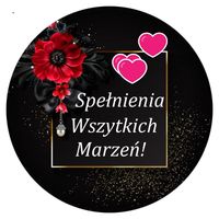 Opłatek na tort Urodziny 18 30 40 50 60  Okazjonalny