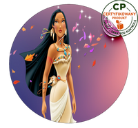 Opłatek na tort Pocahontas