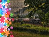 Puzzle tradycyjne Pociągi - Train