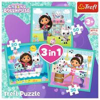 PUZZLE 3W1 AKTYWNOŚCI GABBI 34871