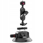 przyssawka 4,5″ ulanzi sc-02 1/4 i 3/8 + mocowanie magic arm i szyna nato