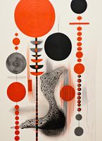 Plakat 40x55cm Kontrastowy Kosmos