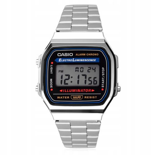 ZEGAREK MĘSKI CASIO VINTAGE RETRO KLASYK A168WA-1W +BOX na Arena.pl