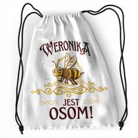 Plecak Dla Weroniki Szkolny Worek Torba Z Nadrukiem Ze Zdjęciem