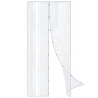 Moskitiera na drzwi biała z magnesem 208x100 cm