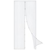 Moskitiera na drzwi biała z magnesem 208x100 cm