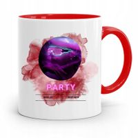 Dla Dja Muzyka Kubek Czerwony Party Best Dj Z Nadrukiem Ze Zdjęciem