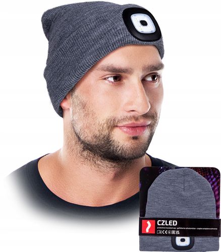 czapka zimowa led z wymienną latarką reis czled_s na Arena.pl