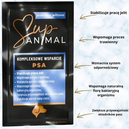 POSTBIOTYK DLA PSA MAŚLAN SupANIMAL problemy jelitowe DODATEK DO KARM PSÓW na Arena.pl