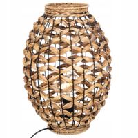 LAMPA STOŁOWA pleciona HIACYNT WODNY BOHO 40 cm