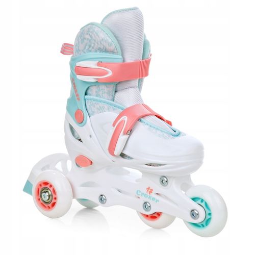 Rolki-Wrotki Regulowane 3w1 Croxer Inez 26-29 LED na Arena.pl