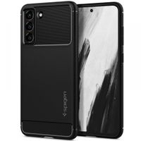 Etui Spigen Rugged Armor TPU DO Samsung Galaxy S21 FE Czarne Matowe