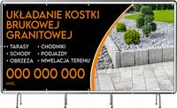 Baner reklamowy 130x80 - Profesjonalne usługi brukarskie