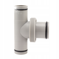 ZŁĄCZKA TRÓJNIK - ROZDZIELACZ DO RURY WĘŻA 38MM BASEN