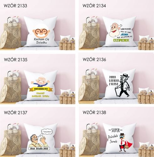 Poduszka z nadrukiem Prezent dla babci SUPER na Arena.pl