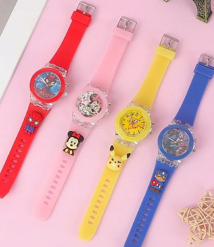 zegarek dziecięcy wskazówkowy LED dla dzieci POKEMONY świecący PIKACHU na Arena.pl