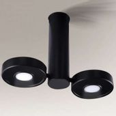 LAMPA sufitowa NATORI IL 2262 Shilo regulowana OPRAWA metalowa LED 20W 3000K tuba czarna