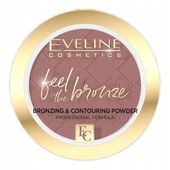 eveline feel the bronze bronzer w pudrze 02 chocolate cake mat 4 g