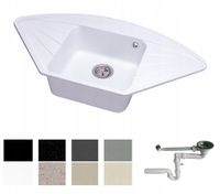 ZLEW ZLEWOZMYWAK GRANIT 8 kolorów 99x52 + SYFON