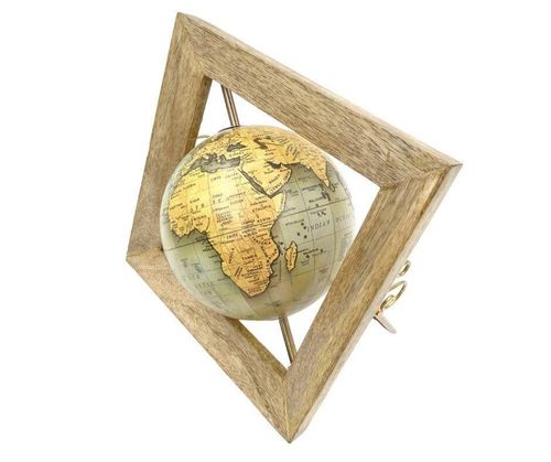 Globus dekoracyjny w drewnianej ramce GLB-40 na Arena.pl