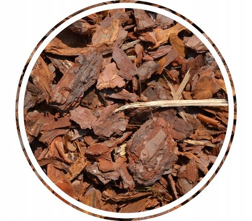 Kora Sosnowa Średnia 80L ściółka naturalna do ogrodu ochrona roślin na Arena.pl