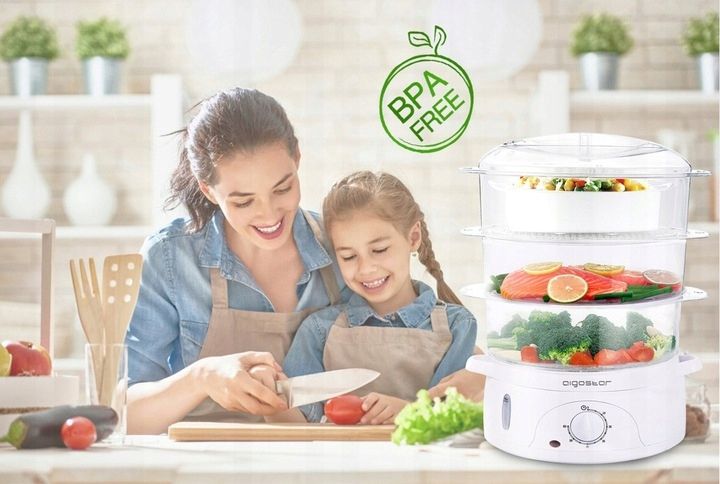 PAROWAR AIGOSTAR 9L 800W RYŻ ZUPA JAJKA bez BPA zdjęcie 6