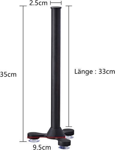 Uchwyt na ręcznik papierowy z przyssawką czarny na Arena.pl