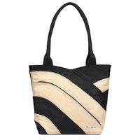 BELTIMORE torebka skórzana shopper klasyczna na ramię V471 beżowa