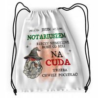 Plecak Dla Notariusza Sportowy Szkolny Worek Z Nadrukiem Ze Zdjęciem