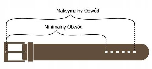 elegancki pasek męski ze skóry naturalnej  - rovicky 95 na Arena.pl