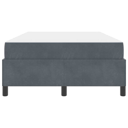 Ramka łóżka Ciemnoszary, szary i biały 120 x 200 cm Aksamit na Arena.pl