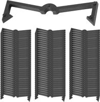 haczyki wieszaki wielofunkcyjne czarne 100szt