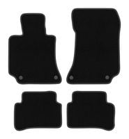 Dywaniki welurowe BASIC Mercedes CLS W218 Coupe 2009-2016 czarne