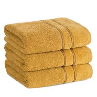 Ręcznik Sibel 06 50X90 cm musztardowy bawełna frotte chłonny