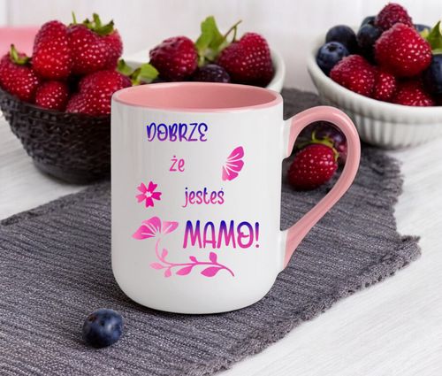 KUBEK Z NADRUKIEM PREZENT NA DZIEŃ MATKI URODZINY DLA MAMY TEŚCIOWEJ WZORY na Arena.pl