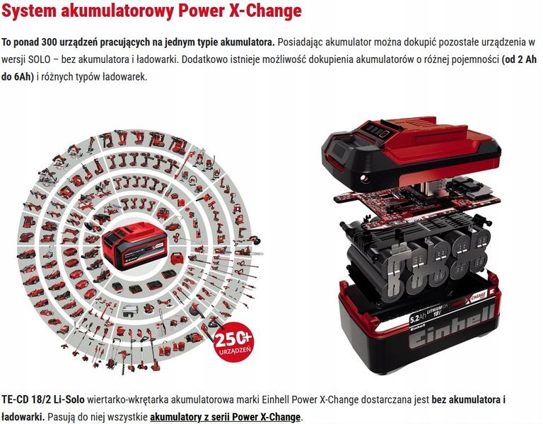 EINHELL MŁOT UDAROWY TP-HD 18/26 Li BL Solo zdjęcie 10