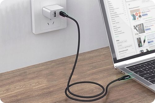 MOCNY KABEL USB C-C 200cm 100W I UNIWERSALNA ŁADOWARKA SAMOCHODOWA 40W na Arena.pl