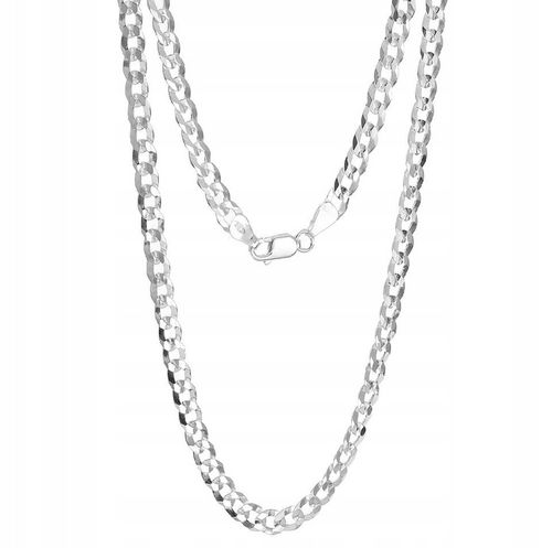 Srebrny męski łańcuszek pancerka 50 cm 925 + pudełko na Arena.pl