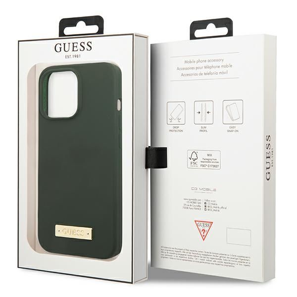 Etui Guess do iPhone 13 Pro Max, Zielony, MagSafe zdjęcie 8