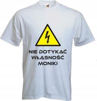 KOSZULKA dla mężczyzny nie dotykać DZIEŃ CHŁOPAKA